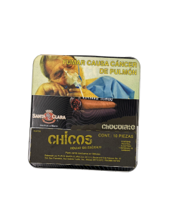 SANTA CLARA 1830 CHICOS ESTUCHE CON 10 PUROS CHOCOLATE CHICOS