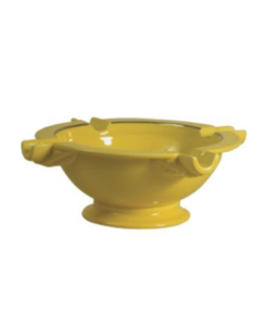 CENICERO XIKAR CERAMICA AMARILLO PARA 4