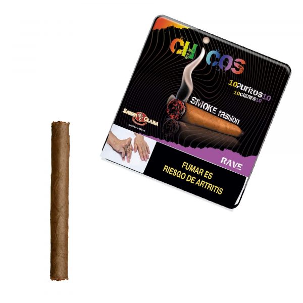 SANTA CLARA 1830 CHICOS ESTUCHE CON 10 PUROS RAVE CHICOS