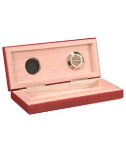 HUMIDOR COLOR CAOBA INGLESA/CAOBA P/3 PZA