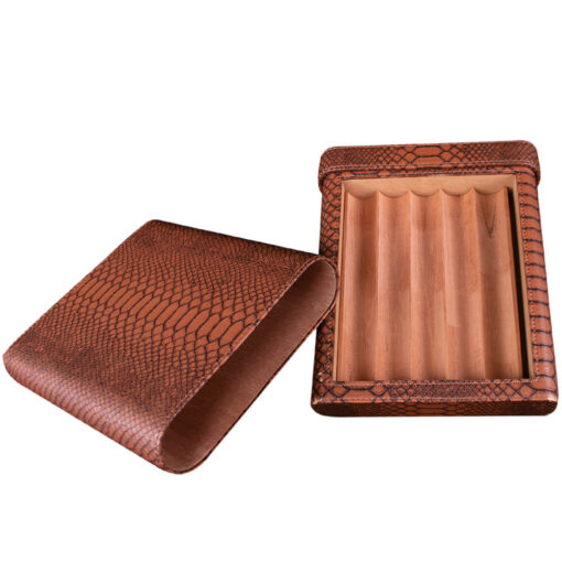 HUMIDOR TRAVEL CAFE INT. CEDRO P/5 PZA