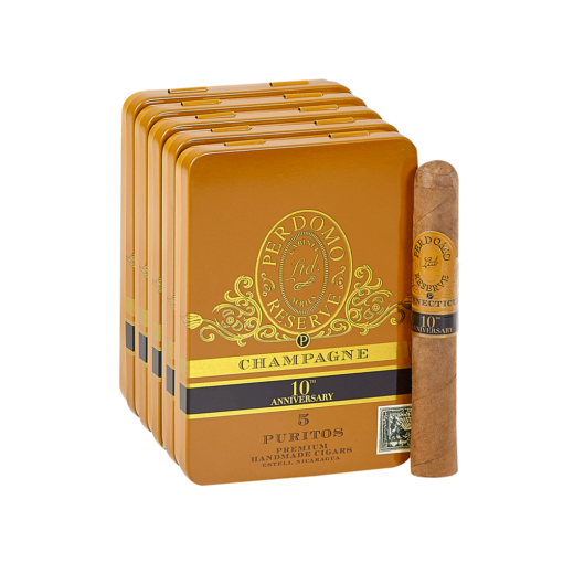 PERDOMO CHAMPAGNE PURITOS LATA C/5 PURITOS