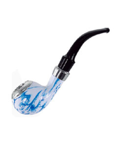 PIPA PARK LANE AZUL CON BLANCO SEMICURVA