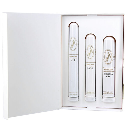 DAVIDOFF SET WHITE TUBO