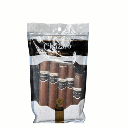 Sampler Puros Cházaro Habana (5 puros): Robusto, Toro, Torpedo, Petit Corona, Short. Puros mexicanos de Capa Habano y fortaleza suave a media.