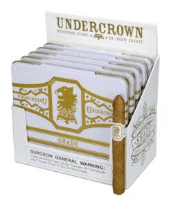 Undercrown Connecticut Shade Coronets 4x32 lata con 10 piezas de puros Drew Estate